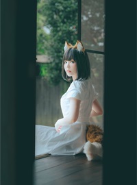 ElyEE Vol.117 2023 July B-Dongitsune~White dress fox girl in white dress(12)